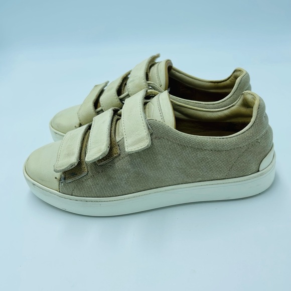 Rag & Bone | Kent Tan Velcro Leather Sneakers - Picture 5 of 10